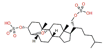 (3a,4a,5b,9a)-4,9-Epoxycholestane-3,21-diol disulfate